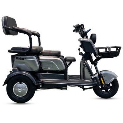 China Hot Selling Adult Electric Tricycle Passenger Three Wheel Electric Bike Cargo With 3 Seats For Sale for sale