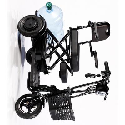 China Hot Product Passenger Disabled Foldable Lightweight Power Mobility 3 Wheel Electric Handicapped Scooter For Adult for sale