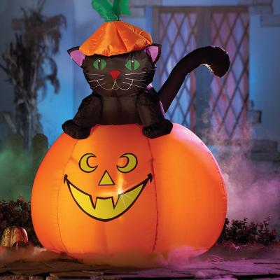 China Factory Customized Halloween Party Decoration Inflatable Black Cat for sale