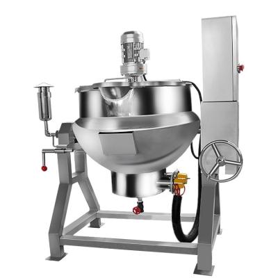 China Industrial Vegetable Processing Plant Jacket Cheese Cooker Mixer for sale