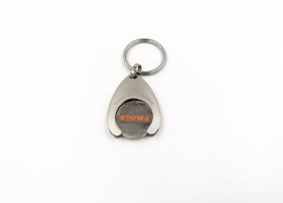 Cina Metallo su ordinazione promozionale Keychains 40x30x3mm di logo o dimensione su misura in vendita