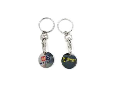 Κίνα Διπλό εξατομικευμένο πλευρά μέταλλο Keychains Eco - φιλική υλική μόδα και ανθεκτικός προς πώληση