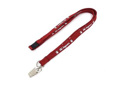 China 460mm Length Custom Printed Neck Lanyards , Imprinted Cool Badge Lanyards for sale