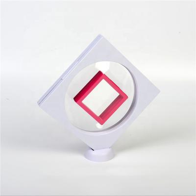 China Recyclable Acrylic Jewelry Ring Pvc Transparent Suspension Plastic Display Box for sale