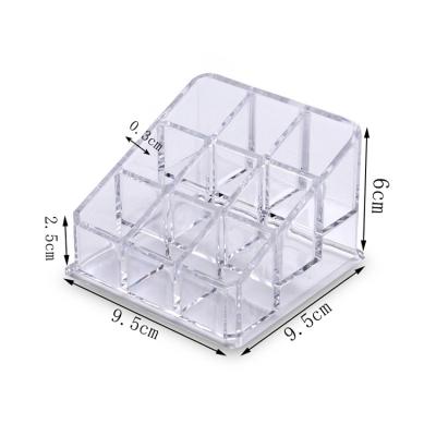 China Viable Clear Liquid Stackable Plastic Cosmetic Box Jewelry Packaging Display for Lipstick Perfume Makeup Eyelash Toiletries for sale