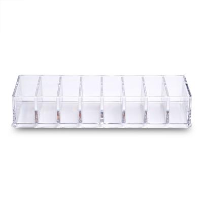 China Low Price Sustainable Crystal Design Makeup Organizer Fashion Style Acrylic Makeup Storage Box for sale