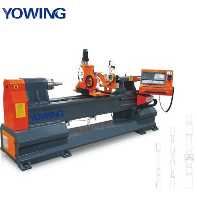 China Hotels High Efficiency Automatic CNC Wood Lathe Machine For Processing Armrest And Stair Chair Legs MC3065 for sale