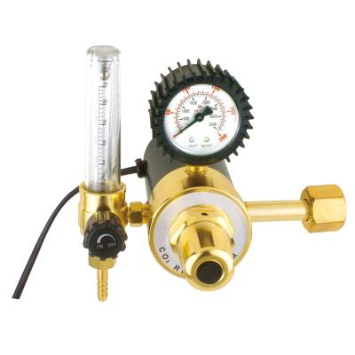 China W21.8-14 RH Body Southeast Asia Electric Heated Type Brass CO2 Flow Meter Regulator ZR-127A for sale