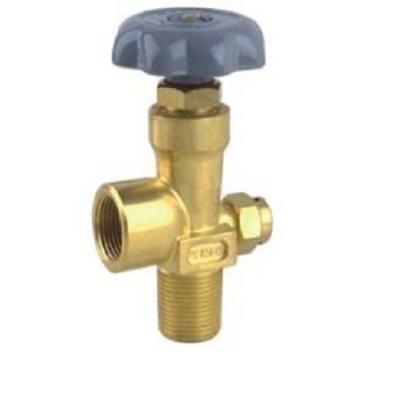 China Full Brass Welding CO2 Gas Pressure Valve CGA580 Brass Valve For Cylinder With Female Thread G5/8 Thread for sale