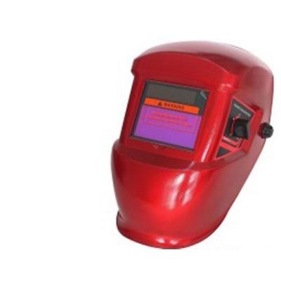 China Welding Equipment Automatic Welding Helmet Bright Red Mask For Safety With Cool Design Filter Size:110X90mm for sale