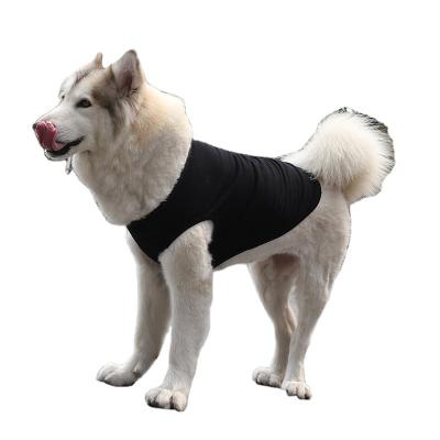 China Stored Big Dog Cotton T Shirt Summer Vest Breathable Dirt Proof Soft Custom Base Layer Pet Clothes Contain Throw Hair Shirt Shirt for sale