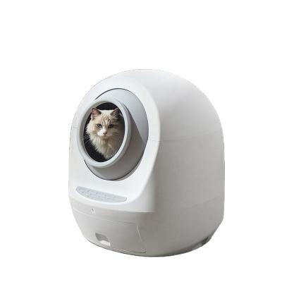 China Sustainable Wholesale Automatic Cat Litter Box Automatic Self Cleaning Cat Litter Bin For Cats for sale