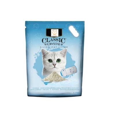 China Super Non-Toxic Popular Home Used Silica Gel Stocked Cat Litter Crystal For Cats for sale