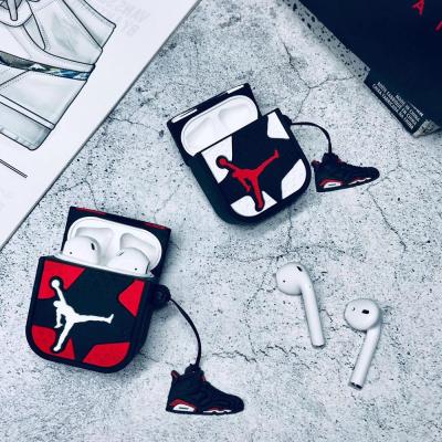 China full 360 protection for your earphone soft silicone for airpods cover case basketball photo for airpod basketball case for airpods case for sale