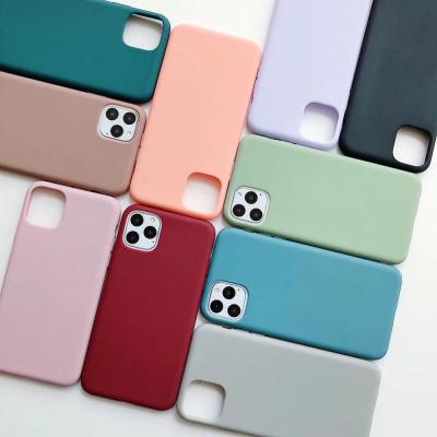 China 1.5mm Thickness China Suppliers Frosted Soft Rubber Case For iPhone 6/7/8 Plus, Slim Matte TPU Phone Cover For iPhone X/XS XR 11 Pro Max Case for sale