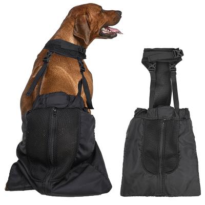 China Sustainable Pet Supplies Pet Disability Training Hind Leg Towing Bag for sale