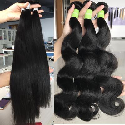 China Wholesale Price Silky Straight Bundles Factory Wave 10A+ Virgin Hair Vendor Cuticle Aligned Brazilian Straight Hair Weave Bundle for sale