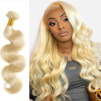 China Free Shipping 613 Blonde Body Wave Human Hair Bundles Honey Blonde Bundles Peruvian Remy Hair Weaves 100% Hair Extension for sale