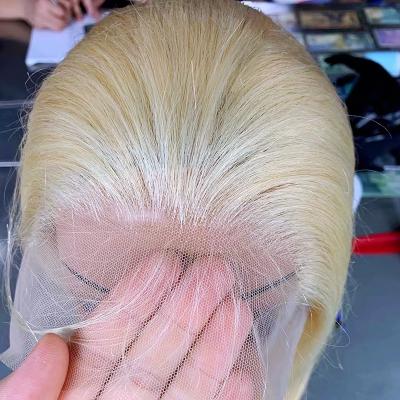 China High Quality Straight Wave No Tangle No Seller HD 613 Lace Frontal Brazilian Hair 13x4 13x6 Transparent Lace Frontal Brazilian Human Hair Shedding Wig for sale