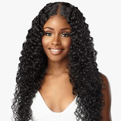 China Wholesale HD Silky Straight High Quality Transparent Hair Factory Wave Hd Full Lace Wigs Straight Wave Curly Wigs For Black Women for sale