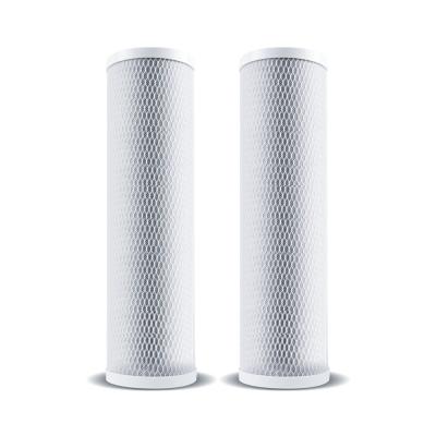 Cina 10 20 Inch 5 Micron CTO Coconut Activated Charcoal Compression Carbon Block Water Filter in vendita