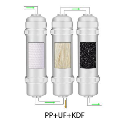 China Conjunto de filtros de agua PP UF KDF Solución definitiva para la purificación de agua de toda la casa en venta