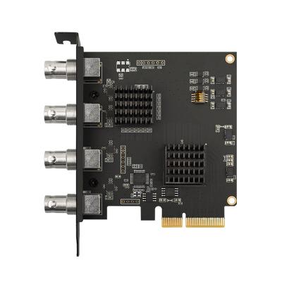 China DirectShow Standard Interface Purplelec 1080P60Hz 4CH SDI PCIE Video Capture Card (Windows) for sale