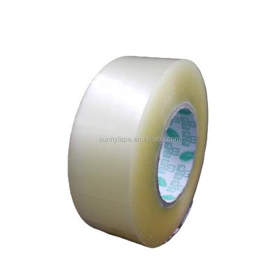 China Water Based BOPP Adhesive Tape ANTISTATIC Clear Jumbo Roll 1280mm for sale