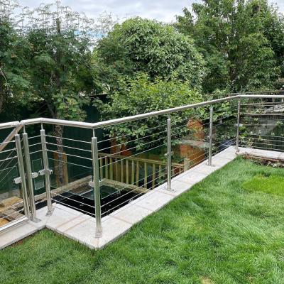 China Modern DIY Stainless Steel Wire Rope Cable Railing Easy Post for sale