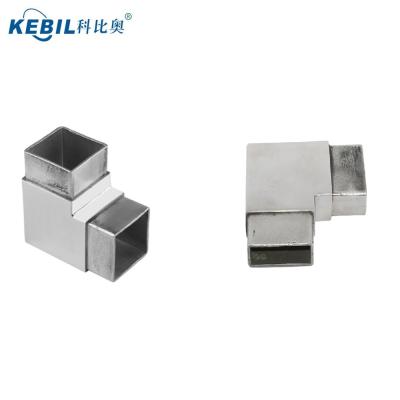 China Balcony/Deck/Stair/Porch Fencing Designs SUS304 316 Tube Connector Square Tube Fencing Fittings Manufacturer for sale