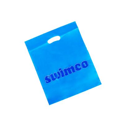 China Recyclable custom printing d2w bio heavy duty retail degradable die cut plastic bags large with own logo for sale