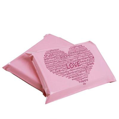 China tearproof custom design eco-friendly mailing envelopes bag custom poly bags pink mailers for clothing for sale