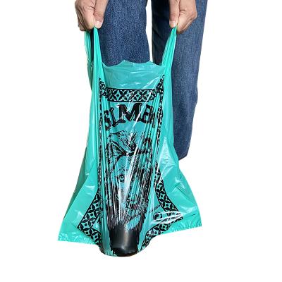 China Recyclable Vest Handle Shopping Bag HDPE T-shirt Plastic T-shirt Bags for Shopping and Biodegradable Compostable Shopping Bags for sale