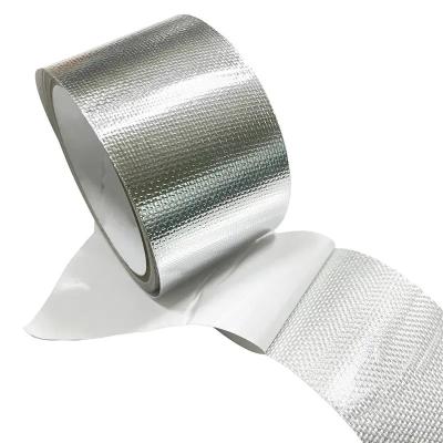 China Aluminiumfolie-Band-flammhemmendes hitzebeständiges Fiberglas Mesh Tape HVAC zu verkaufen