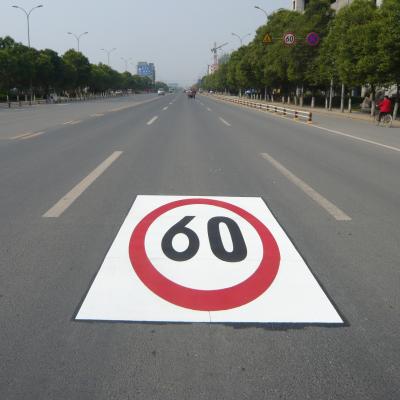 China Bestratings Thermoplastische Lijn die Striping van de Band Kleurrijke Pre Gevormde Parkeerplaats Band merken Te koop