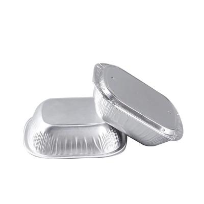 China 250ml van de de Containers de Beschikbare Inflight Met een laag bedekte Luchtvaartlijn van het aluminiumfolievoedsel Containers van de het Voedselcatering met Deksels Te koop