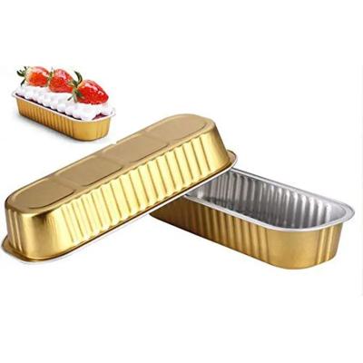 China 200ml Mini Loaf Aluminium Takeaway Box, der große Folien-Behälter backt zu verkaufen