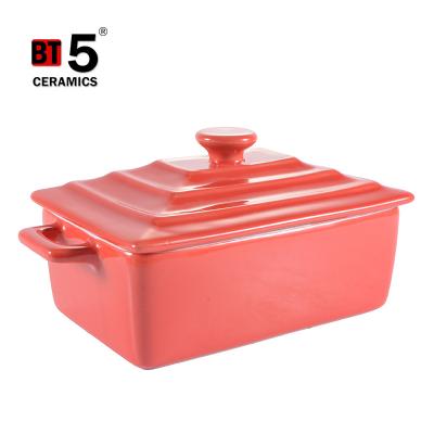 China Sustainable Ceramic Deep Custom Molds With Lid for sale