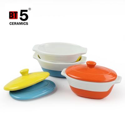 China Sustainable Ceramic Insulated Casserole, Cheap Indoor Korean Clay Wire Non Wire Ceramic Kitchen Pots Plant Stick Ceramic Casserole for sale