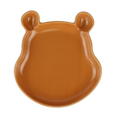 China Sustainable Creative Cartoon Shape Kid Plates Dishes Kids Dinner Dish For Food Dessert Dish for sale