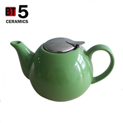 China Viable high quality ceramic antique teapot with infuser for sale for sale