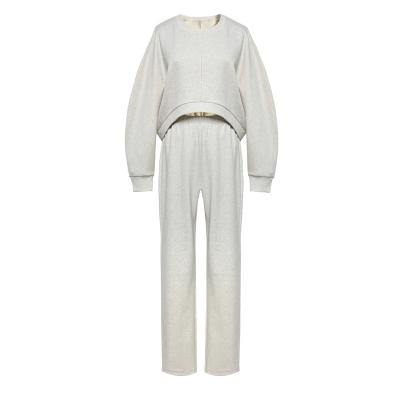 China Autumn And Winter China New Product Design Long Sleeves Cotton Pajamas Women 2022 Luxury Sets Cotton for sale