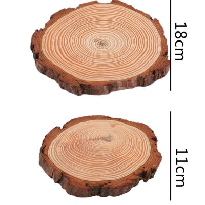 China Hot Selling China DIY Unfinished Crafts Custom Logo / Size Natural Wood Slice for sale