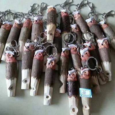 China Animal Style Diy Crafts Engraving Wooden Animal Key Chains For Gift for sale