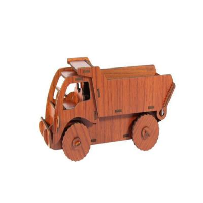 China Amazon DIY Hot Selling Wooden Toy Eco-friendly Wooden DIY Wooden Toy Pretend Toy DIY Shop Truck for sale