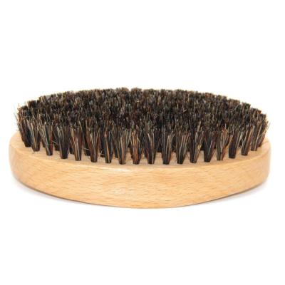 China Mens Beard Brush Amazon Private Label Hot Selling Curved Wooden Curved Brush for sale