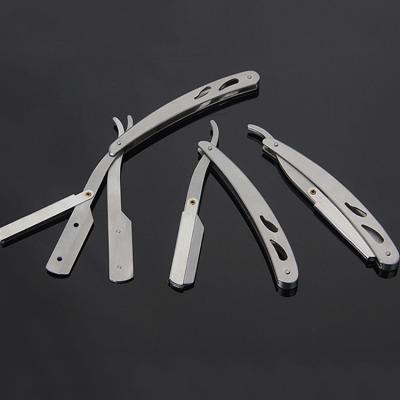 China Classic Single Blade Stainless Steel Beard Shaving Straight Razor for sale