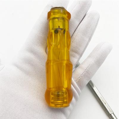 China Detach Screwdrivers with Hammer Head, Clear Crystal Handle, Threaded Screwdriver with Telescopic Core for sale