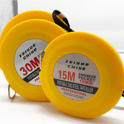 China Retractable Smooth Portable Disc Steel Tape Measure can be used in -50 degree and +50 degree ambient temperature for sale