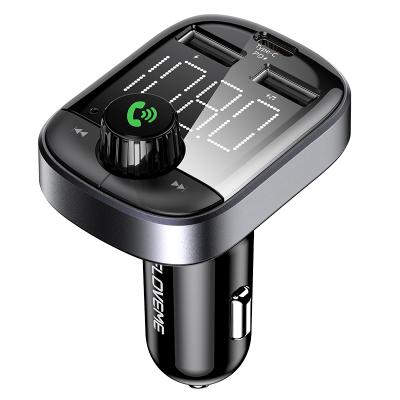 China Support Various Digital Devices 1 Sample OK New Arrivals FLOVEME Wireless Car Charger Kit FM Transmitter Car MP3 Player With PD 3.0 Car USB Charger for sale